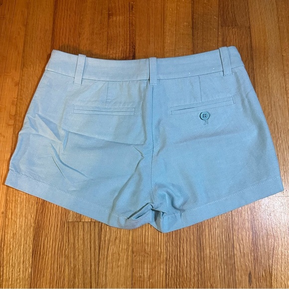 J CREW SHORTS WOMENS LIGHT BLUE 100 % COTTON SIZE 0 (e5 - Picture 2 of 7